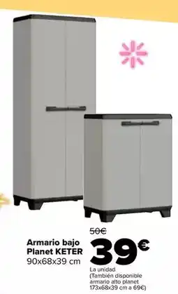 Carrefour Keter - armario bajo planet oferta