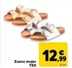 Carrefour Tex - zueco mujer oferta