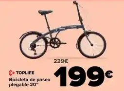 Carrefour Toplife - bicicleta de paseo plegable 20 oferta
