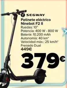 Carrefour Segway - patinete electrico ninebot f2 ii oferta