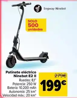 Carrefour Patinete electrico ninebot e2 ii oferta