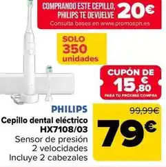 Carrefour Philips - cepillo dental electrico hx7108/03 oferta