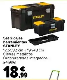 Carrefour Stanley - set 2 cajas herramientas oferta