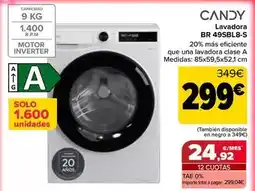 Carrefour Candy - lavadora br 49sbl8-s oferta