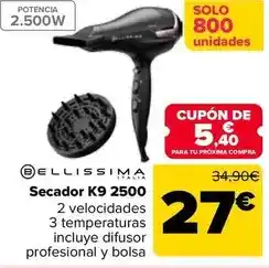 Carrefour Bellissima - secador k9 2500 oferta