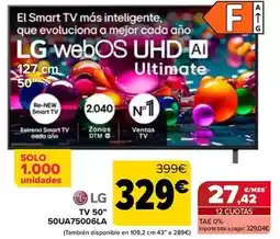 Carrefour Lg - tv 50 50ua75006la oferta