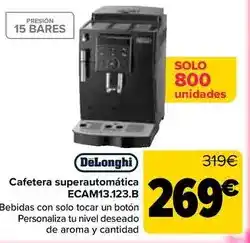 Carrefour Delonghi - cafetera superautomatica ecam13.123.b oferta
