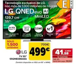 Carrefour Lg - tv 55 55qned86a6a oferta
