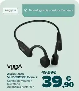 Carrefour Vieta pro - auriculares vhp-cb150b bone 2 oferta