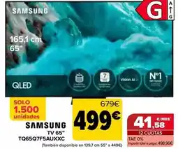 Carrefour Samsung - tv 65 tq65q7f5auxxc oferta