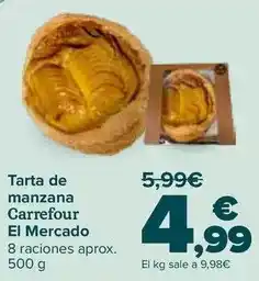 Carrefour Carrefour el mercado - tarta de manzana oferta