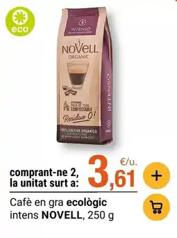 BonpreuEsclat Eco - cafè en gra ecologic intens oferta