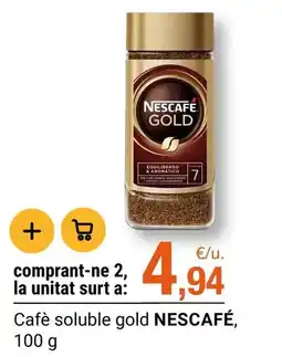 BonpreuEsclat Nescafé - café soluble gold oferta