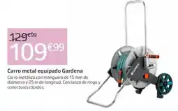 Jardiland Gardena - carro metal equipado oferta