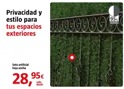 Bauhaus Seto artificial hoja ancha oferta