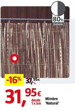 Bauhaus Mimbre 'Natural' oferta