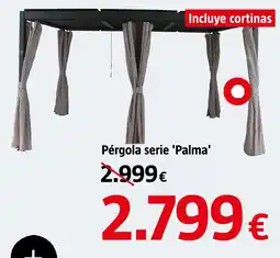 Bauhaus Pérgola serie 'Palma' oferta