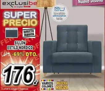 Muebles Boom Sillón Estillo Nordico oferta