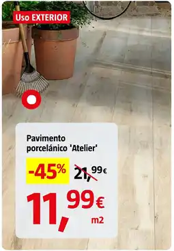 Bauhaus Pavimento porcelánico 'Atelier' oferta