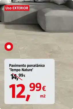 Bauhaus Pavimento porcelánico 'Tempo Nature' oferta