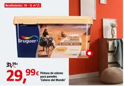 Bauhaus BRUGUER Pintura de colores para paredes 'Colores del Mundo' oferta