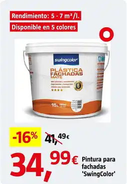 Bauhaus Pintura para fachadas 'SwingColor' oferta