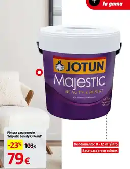 Bauhaus Pintura para paredes 'Majestic Beauty & Resist' oferta