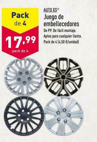 ALDI Juego De Embellecedores oferta