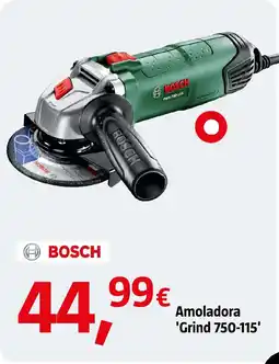 Bauhaus BOSCH Amoladora 'Grind 750-115' oferta