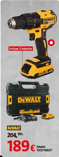 Bauhaus DEWALT Taladro 'DCD778D2T' oferta