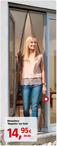 Bauhaus Mosquitera 'Magnetic' con listel oferta
