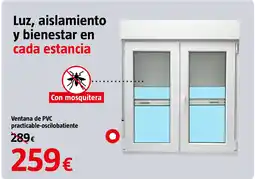 Bauhaus Ventana de PVC practicable-oscilobatiente oferta