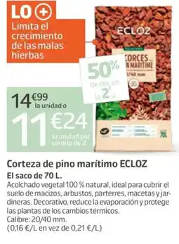 Jardiland ECLOZ Corteza de pino marítimo oferta