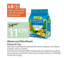 Jardiland Abono azul Nitroflower oferta