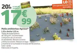 Jardiland Malla antihierbas Agrosol oferta