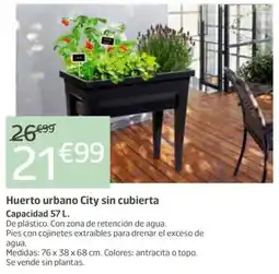 Jardiland Huerto urbano City sin cubierta oferta