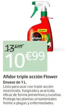 Jardiland Afidor triple acción Flower oferta