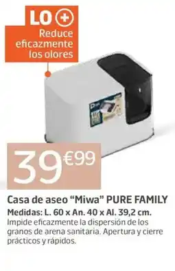Jardiland Casa de aseo "miwa" pure family oferta