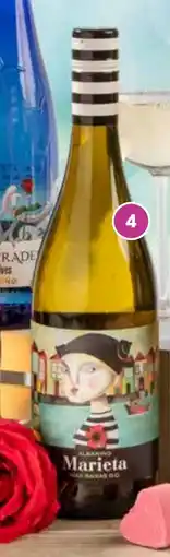 Supermercados Plaza MARIETA MARTIN CODAX Vino blanco albariño semi D.O. Rías Baixas oferta