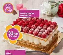 Supermercados Plaza Tarta hojaldre frambuesas oferta