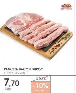 Supermercados Plaza ELPOZO Panceta bacon oferta
