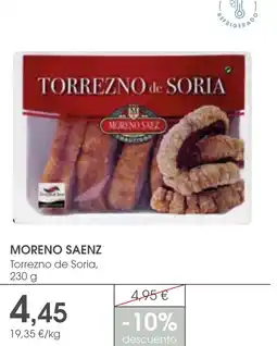 Supermercados Plaza MORENO SAENZ Torrezno de Soria oferta