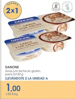 Supermercados Plaza DANONE Arroz con leche sin gluten oferta