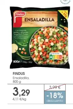 Supermercados Plaza FINDUS Ensaladilla oferta