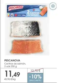 Supermercados Plaza PESCANOVA Centros de salmón oferta
