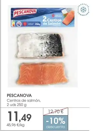 Supermercados Plaza PESCANOVA Centros de salmón oferta