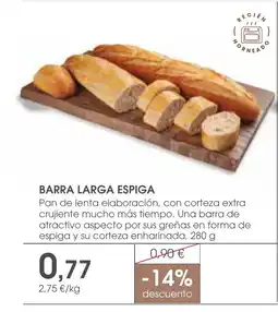 Supermercados Plaza Barra larga espiga oferta