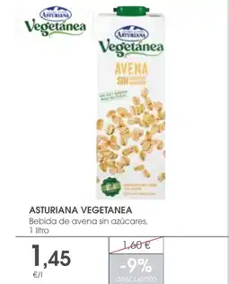 Supermercados Plaza ASTURIANA VEGETANEA Bebida de avena sin azúcares oferta