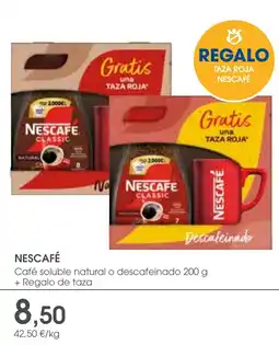 Supermercados Plaza NESCAFÉ Café soluble natural o descafeinado oferta