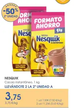 Supermercados Plaza NESQUIK Cacao instantáneo oferta